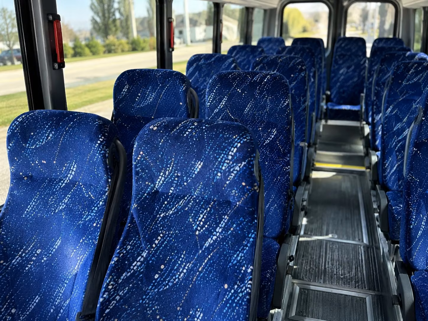 18 passenger minibus inside
