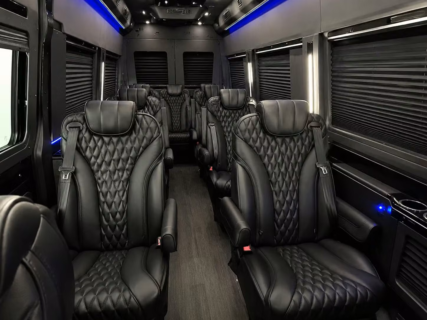 sprinter van with driver interior